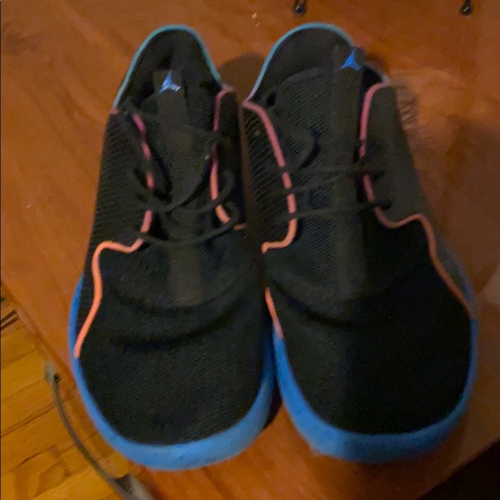 Black and Multi Color Jordan